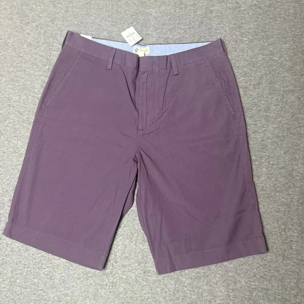 J. Crew Shorts Mens 34 Waist Vintage Purple Style 14054 100% Cotton NWT
